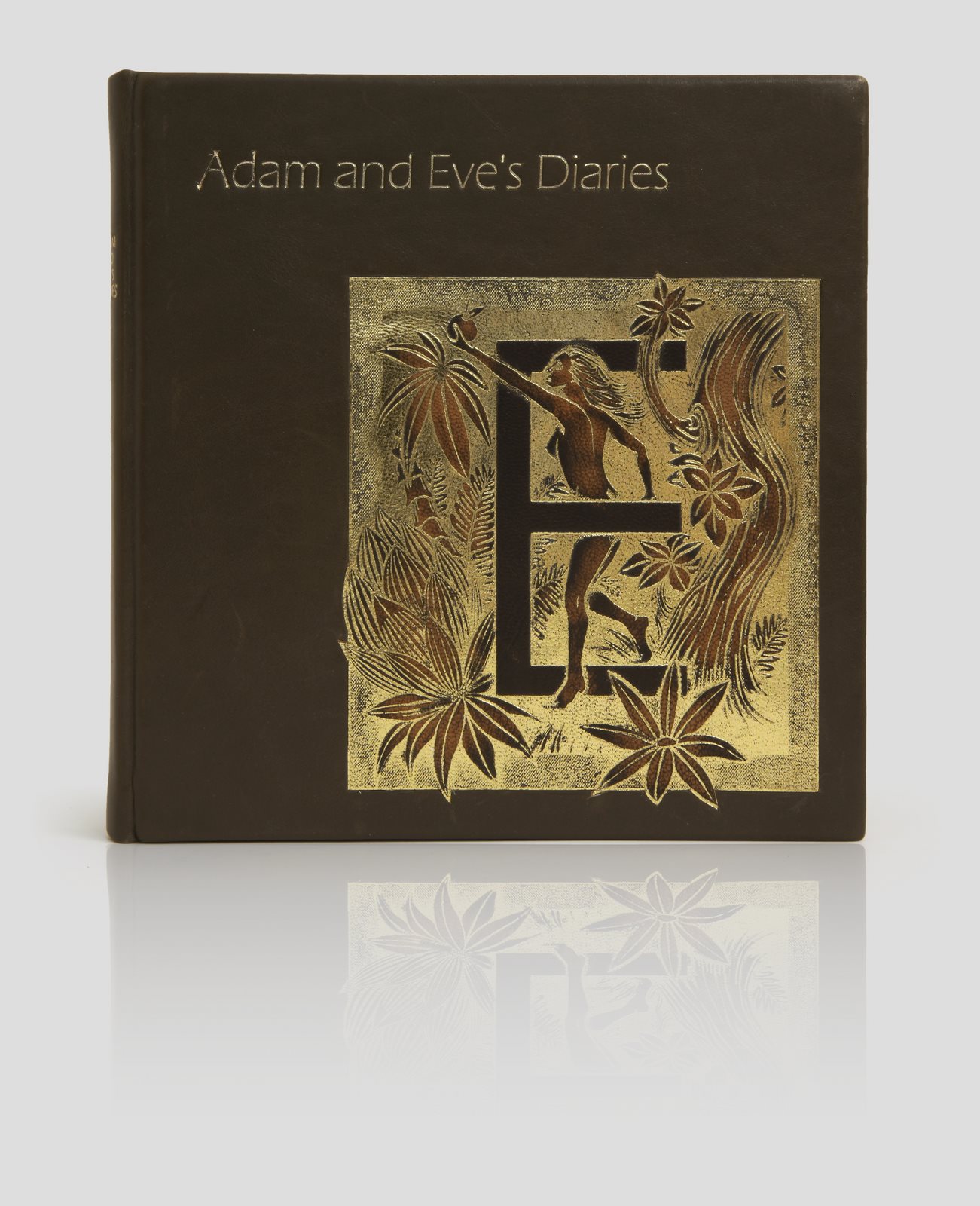 Adam and Eve's Diaries - Mark Twain - collectible books - rare books - unique leather binding