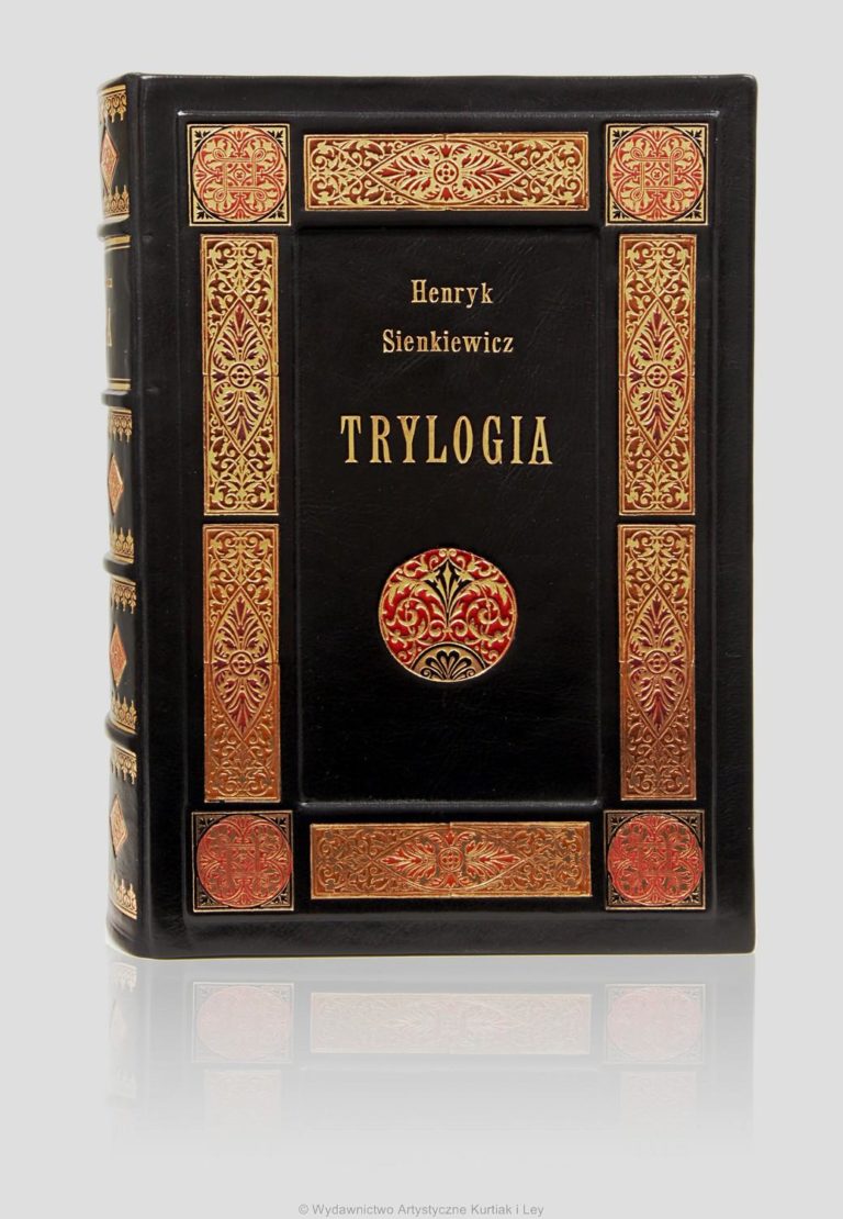 Trylogia Sienkiewicza - luksusowa edycja, oprawa ręczna w skórę