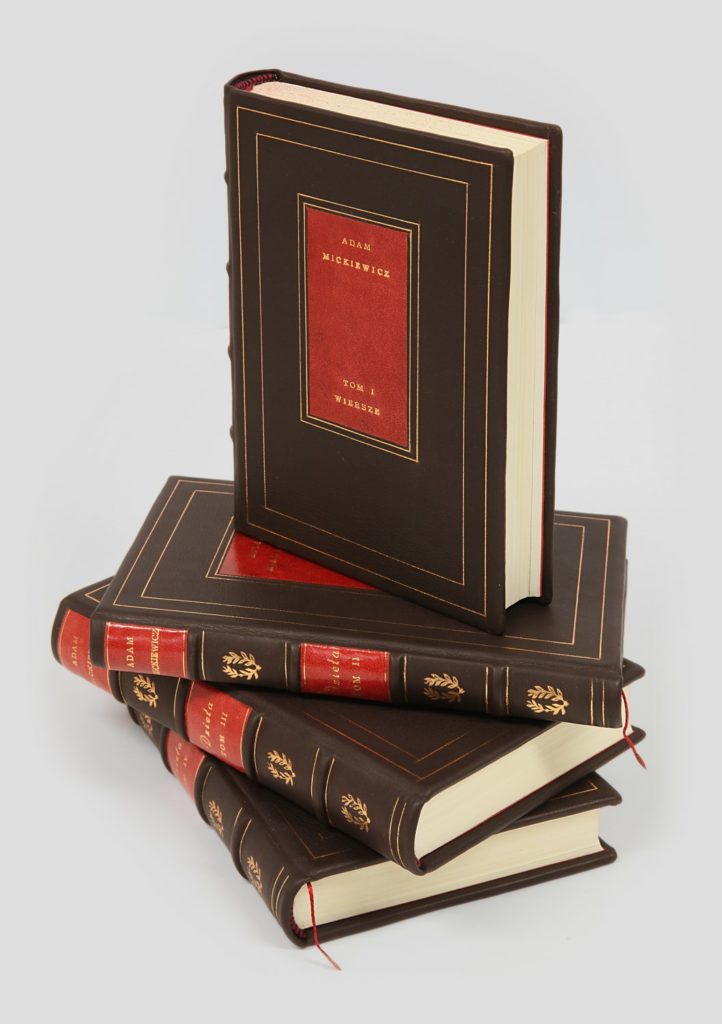 Artystyczne książki Mickiewicza Adama, Dzieła
