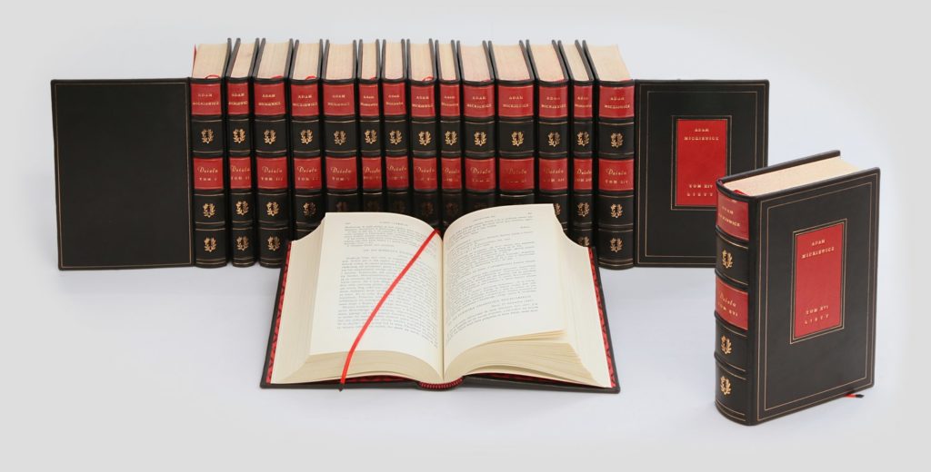 Ekskluzywne wydanie książek Mickiewicza Adama, Dzieła