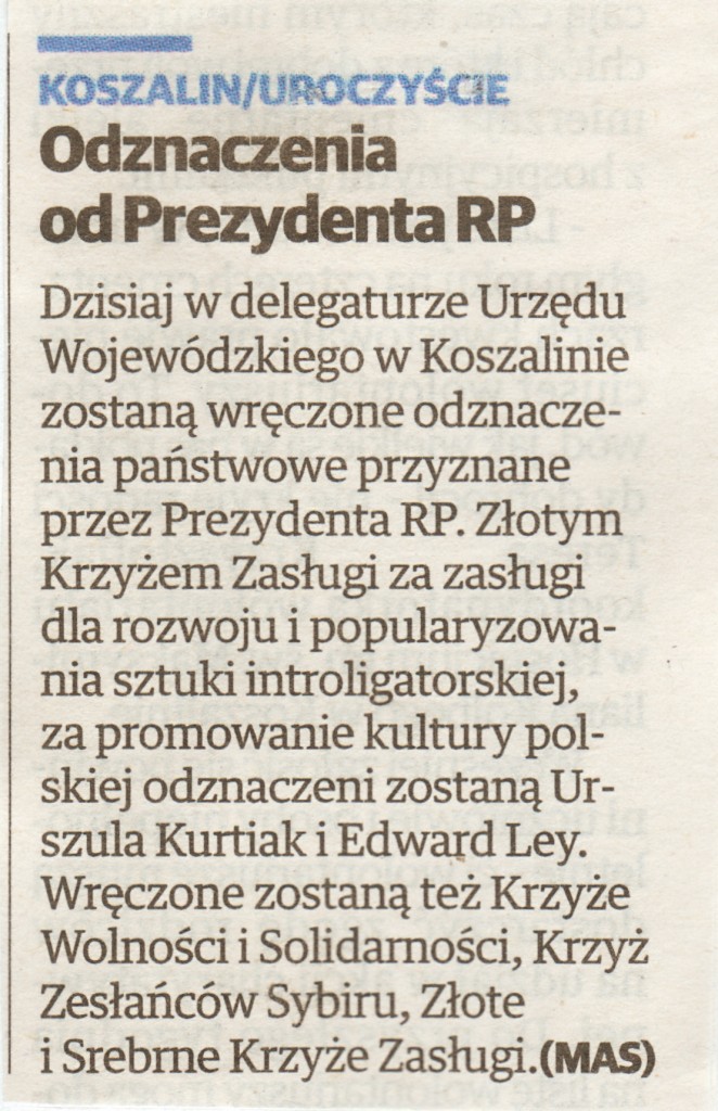 Głos koszaliński 21.10.2015