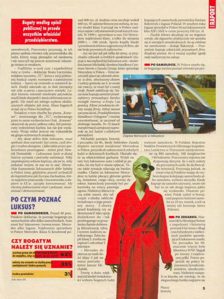 Polityka, Podatek od zbytku