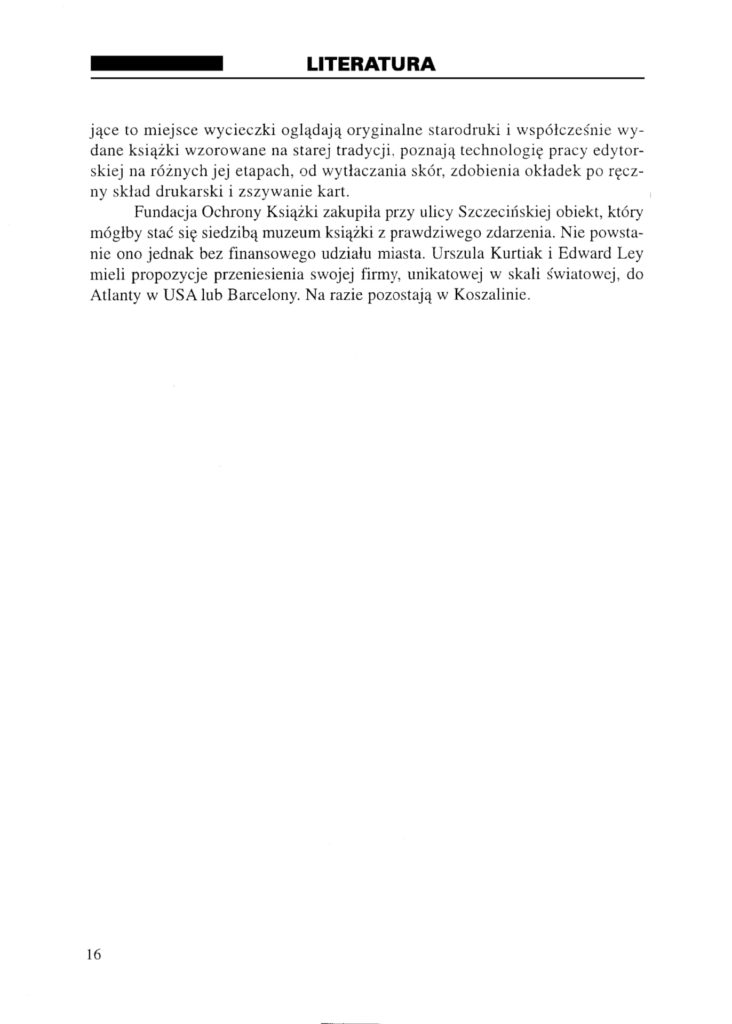 Wojewódzka Panorama Kultury, Literatura