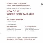 Światowe Targi Książki New Delhi 2014