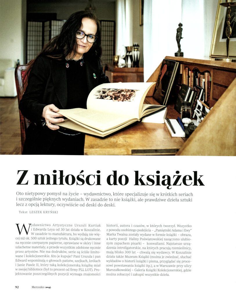 Mercedes me 3.2020 - Z miłości do książek