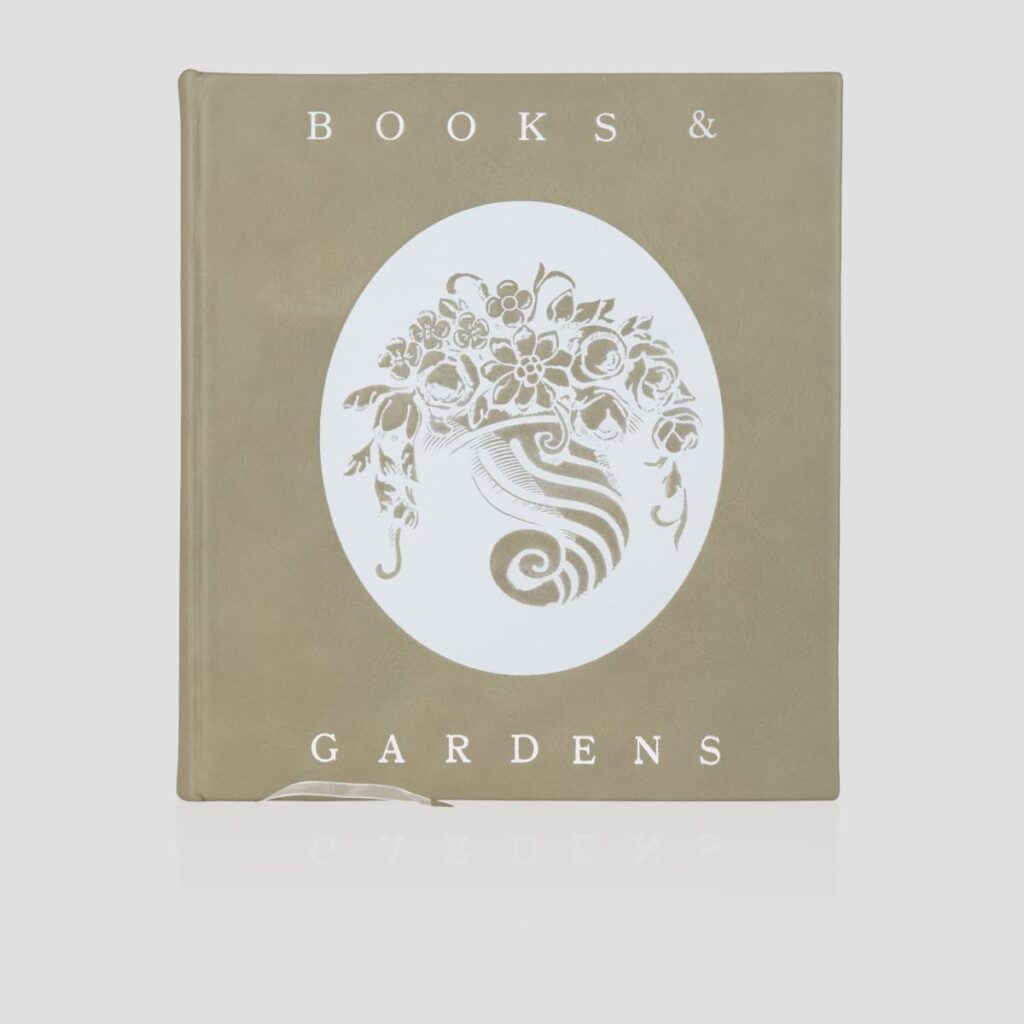 An artistic edition of <em>Books &amp; Gardens</em>
