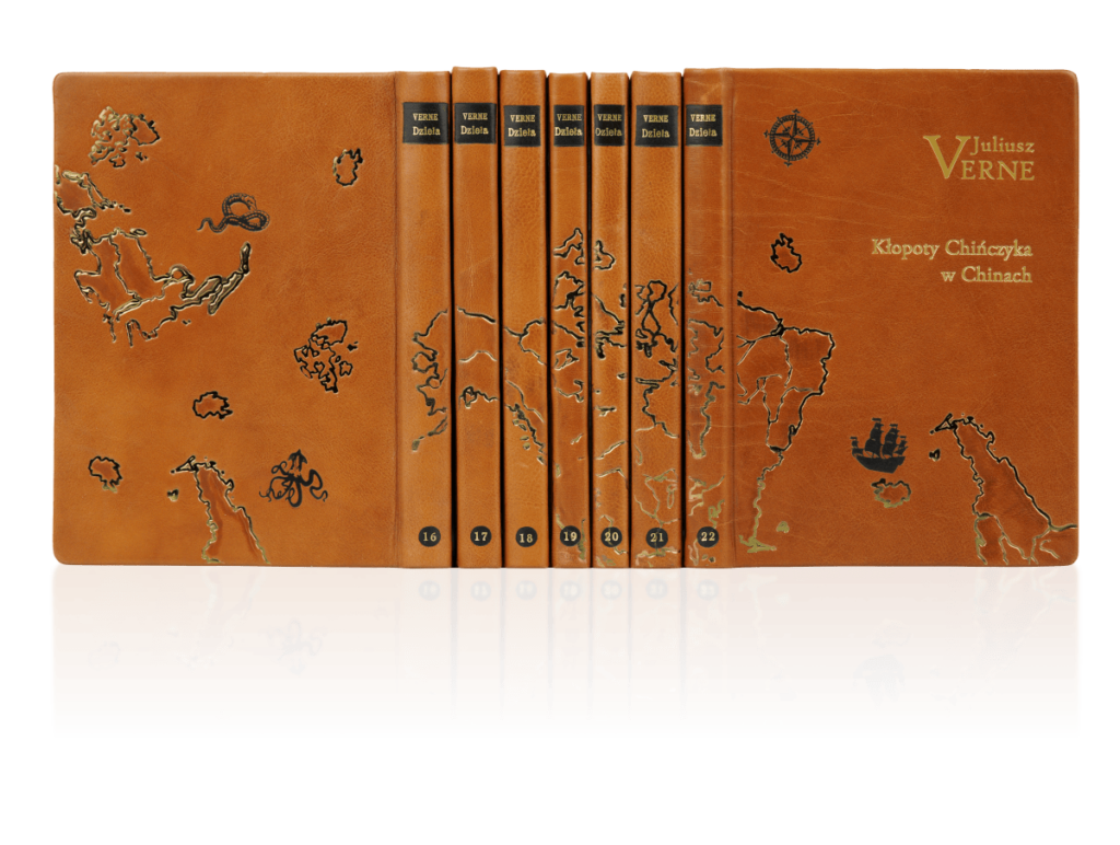 Oprawa introligatorska książek Verne'a Juliusza, Dzieła