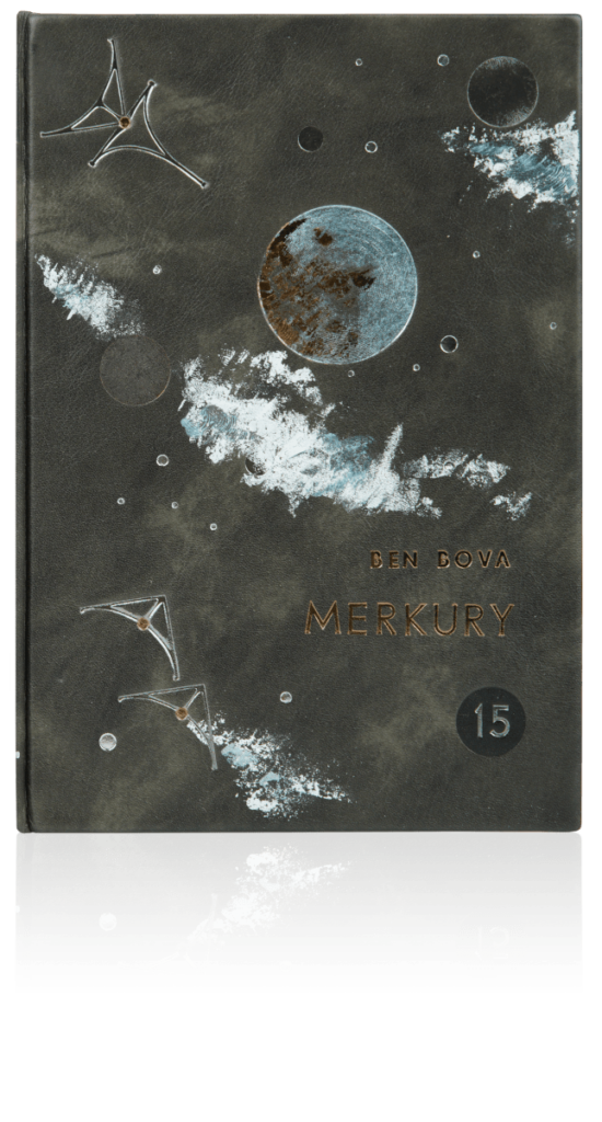 Książka Bovy Bena, Merkury ręcznie oprawione w skórę