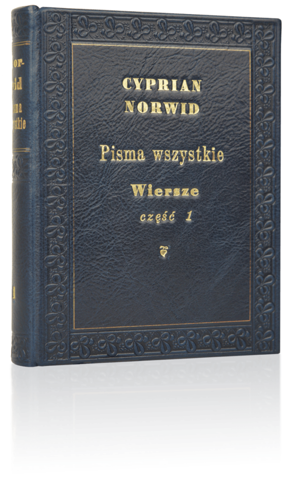 Ekskluzywne wydanie książki Norwida Cypriana, Wiersze