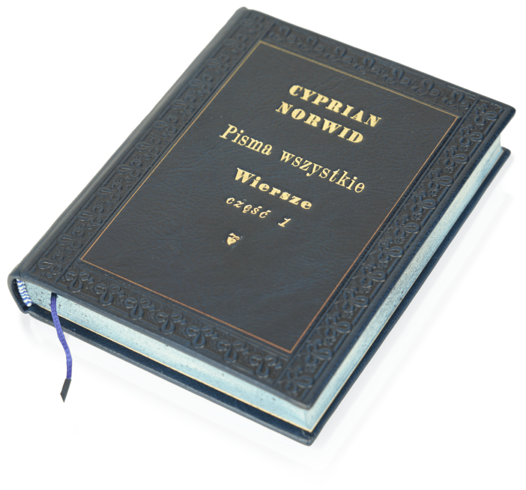 Artystyczna książka Norwida Cypriana, Wiersze