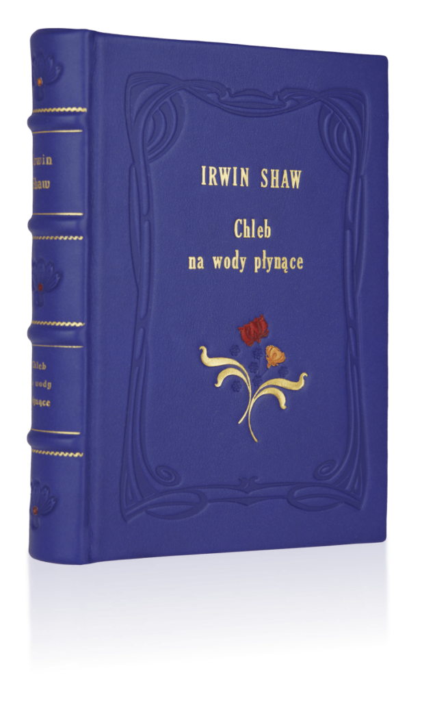 Książka Shawa Irwina, Chleb na wody płynące ręcznie oprawiona w skórę