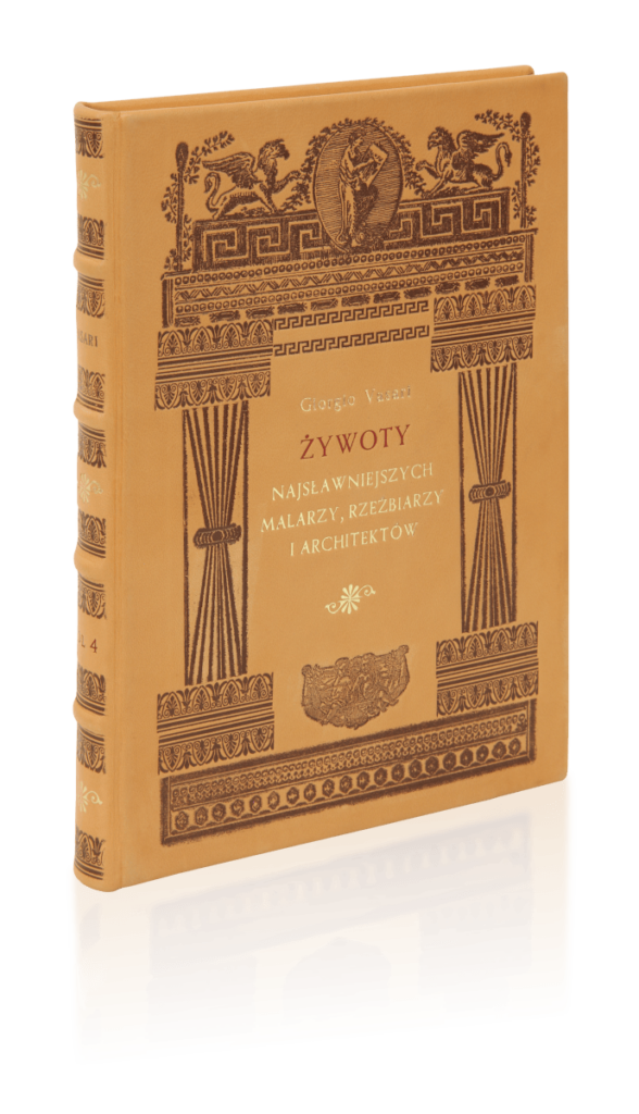 Książka kolekcjonerska Vasariego Giorgio, Żywoty najsławniejszych malarzy, rzeźbiarzy i architektów