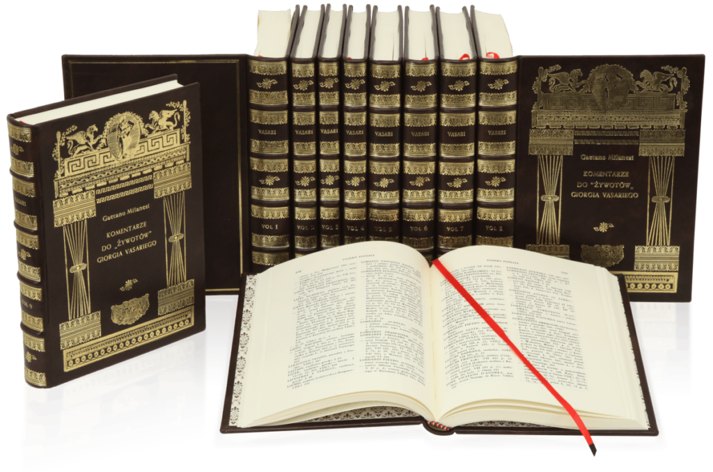 Artystyczne książki Vasariego Giorgio, Dzieła