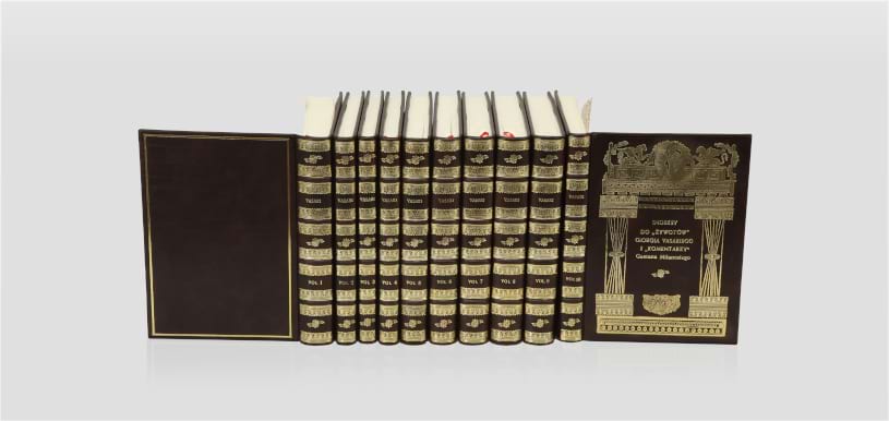 Książki Vasariego Giorgio, Dzieła w skórzanej oprawie