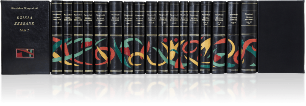 Oprawa introligatorska książek Wyspiańskiego Stanisława, Dzieła