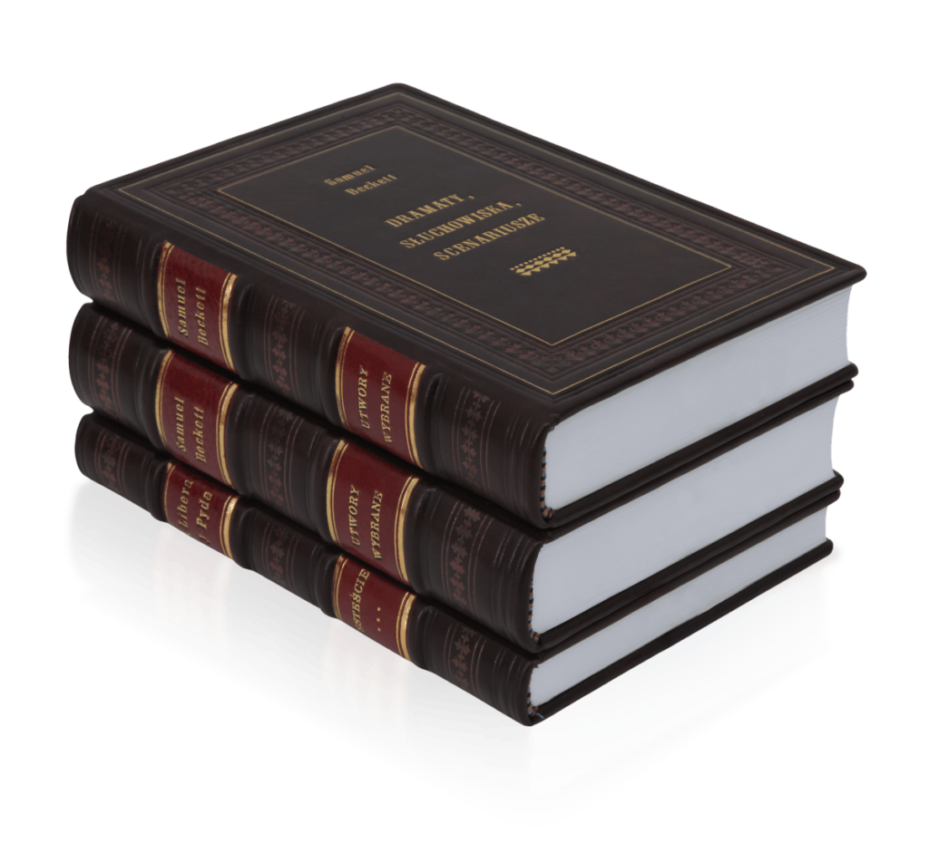 Oprawa artystyczna książek Becketta Samuela, Dzieła