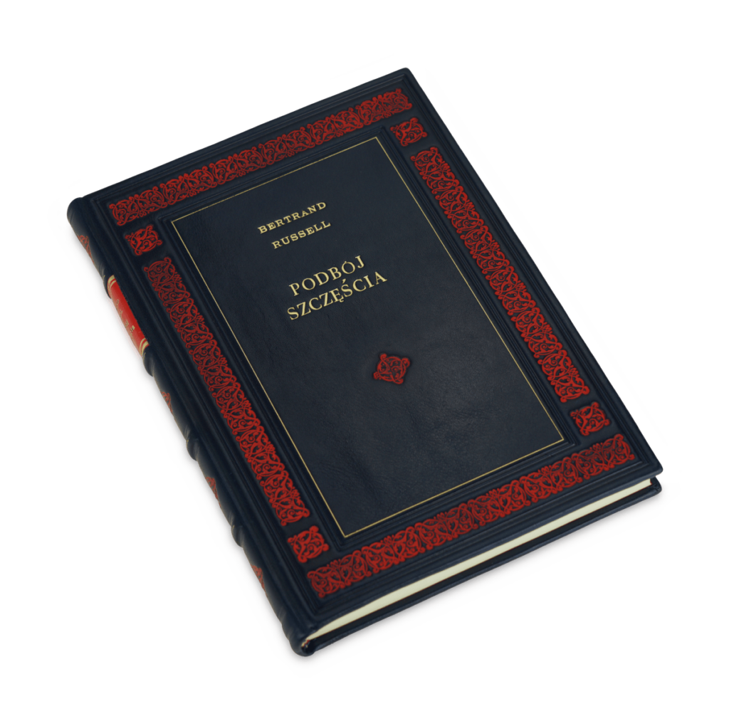 Ekskluzywne wydanie książki Russella Bertranda, Podbój szczęścia