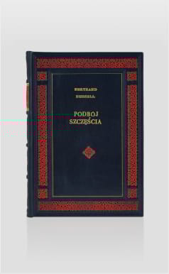 Książka Russella Bertranda, Podbój szczęścia w skórzanej oprawie
