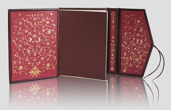 Machiavelli „Książę” — artystyczna oprawa książek, Wydawnictwo i Introligatornia Artystyczna Kurtiak i Ley w Koszalinie