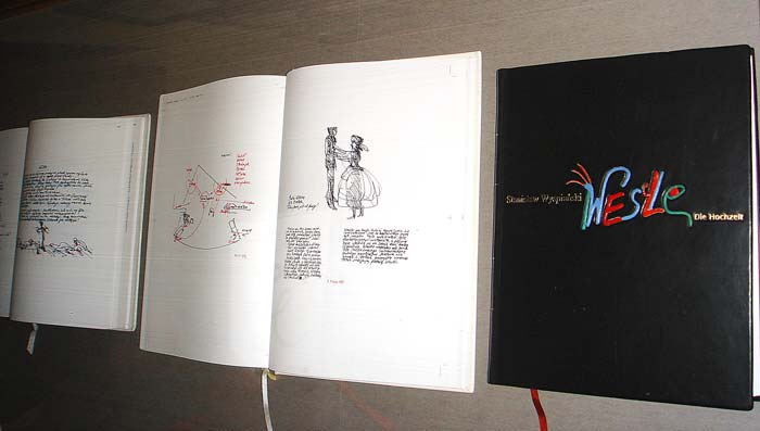 Wystawa “Wesela” Wyspiańskiego z ilustracjami Andrzeja Wajdy w ASP w Krakowie